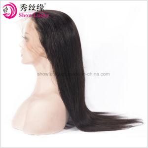 150 Density Lace Front Human Hair Wigs Silky Straight 360 Lace Fronal Wig Natural Color Brazilian Remy Full Lace