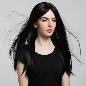 Peruvian Natural Black Human Hair U Part Wig