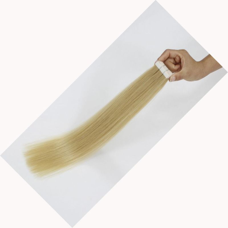 Tape in Extensions Brazilian Straight 100% Human Hair Bundles 24 Color Remy Human Hair Extensions