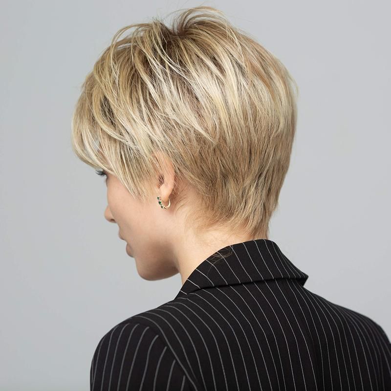 Short Blonde Wigs with Bangs Wigs for Women