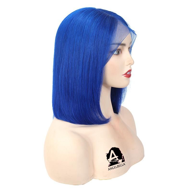 Wholesale Frontal Wig Vendor Color Lace Front Wig Human Hair 13X4 Lace Frontal Bob Wig