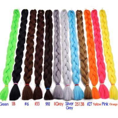 Kbeth Xpression Expression Pre Stretch Ombre Synthetic Braiding Hair, on Stock Synthetic Hair Extension Jumbo Hair Braid Ready to Ship