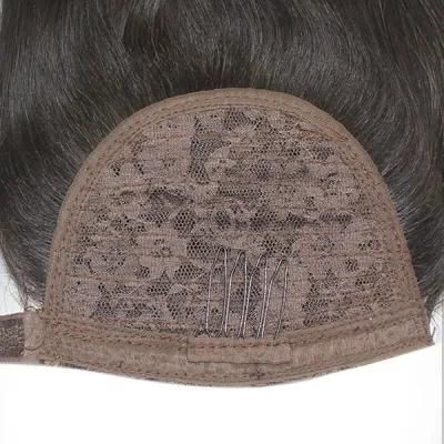 100% Human Hair Ponytail Female Toupee