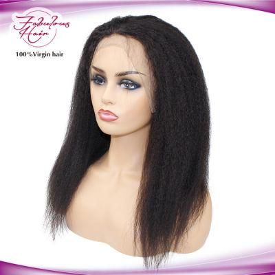 Indian Temple Hair Afro Kinky Full Lace Human Hair Wigs