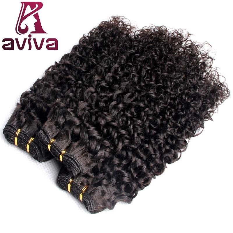 100% Human Hair Extensions Brazilian Virgin Hair Deep Curl