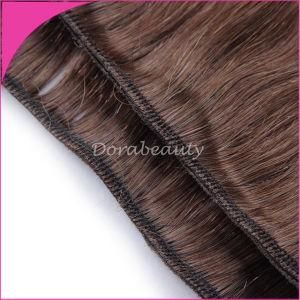 European Best Quality Virgin Human Weft Double Drawn Russian Remy Hair Extensions