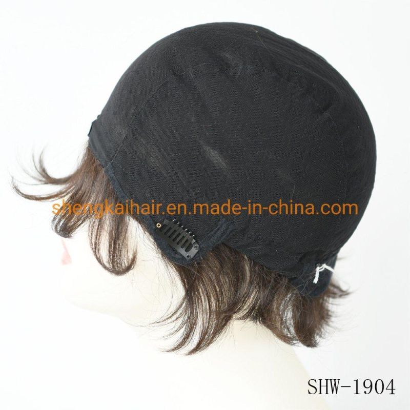 Wholesale All Handtied Human Hair Synthetic Hair Mix Wholesale China Hair Wigs for Women