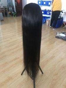 High Quality Brazilian Human Hair of 40 Inch 1b Natural Color Wig