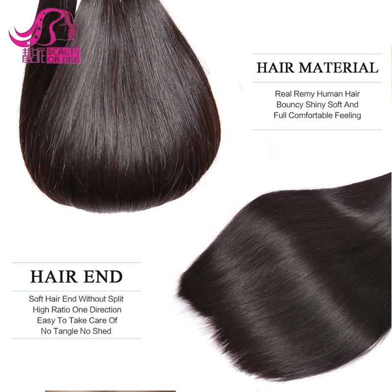 100% Virgin Unprocessed Raw Human Hair Bundles Weave Straight