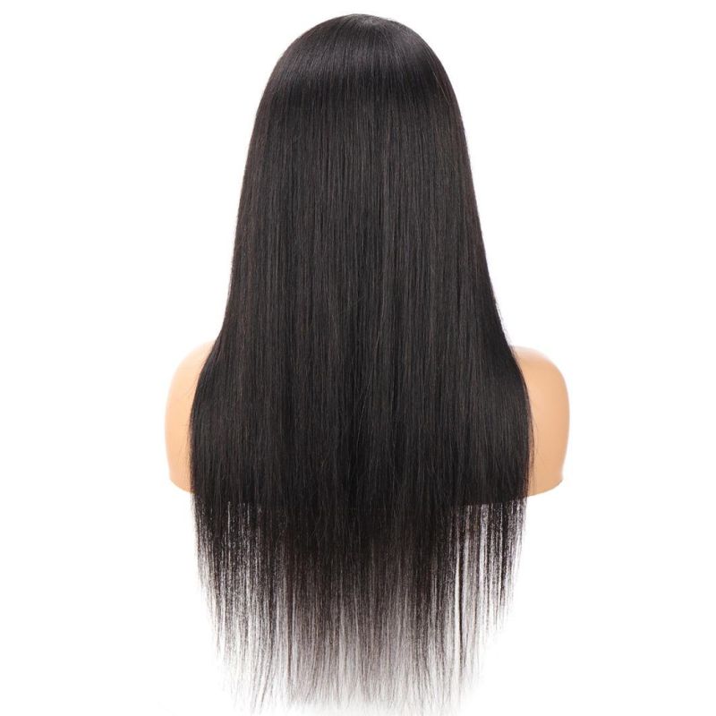 13*4 Transparent Lace Frontal, Hair Bundles, Hair Closure, Brazilian Virgin Hair, 180% Density Straight Black Human Hair Wig for Women 10inch-30inch