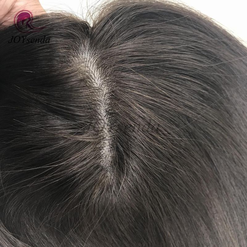 Invisible Natural Looking Silk Injected Skin Base Hair Toppers/Hair Pieces for Women