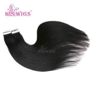 Virgin Human Hair Extension Brazilian Remy Hair Tape in Hair