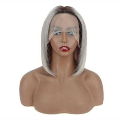 Human Hair Wigs Lace Front Brazilian 10A 100% Virgin Remy Straight Bob Short Wig