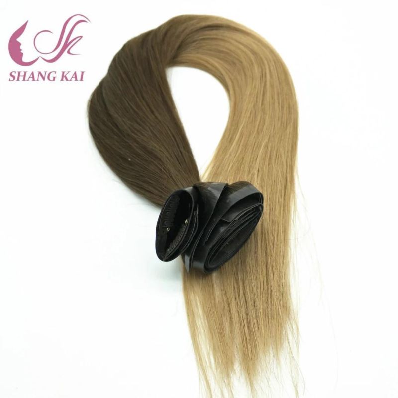 Best Hot Selling New Products Seamless PU Skin Weft Clip in Hair Extension