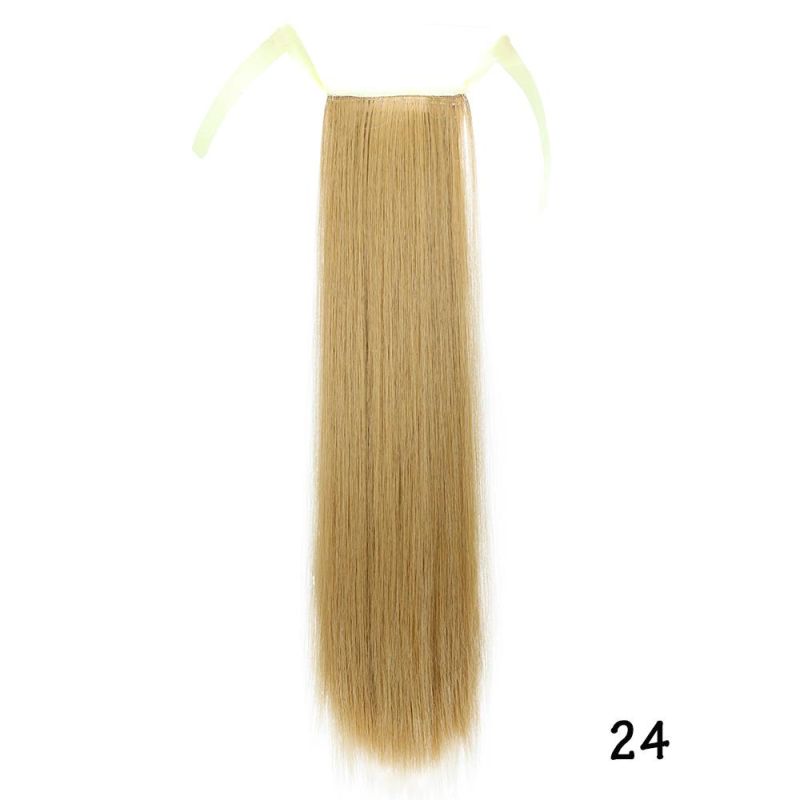 Heat Resistant Hair 22inch Wrap Around Pony Hairpiece for Women