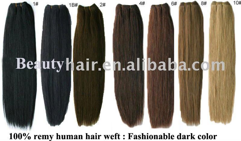 10A Unprocessed Machine Human Natural Straight Hair Weft