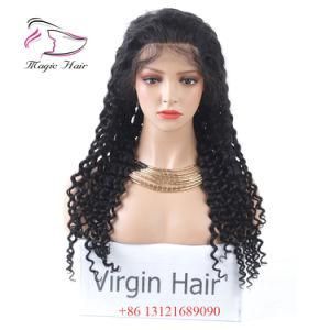 Deep Wave Brazilian Human Hair for Women Virgin Hair Lace Front Wigs