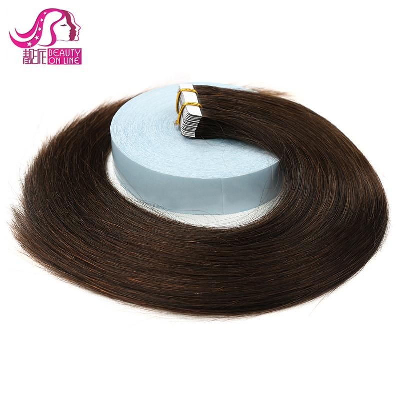 Straight 20PCS Invisable Tape Hair, 17