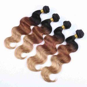 Brazilian Human Weft 1b/4/27# Blonde Virgin Hair