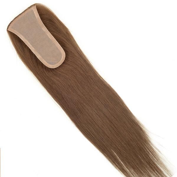 Natural Straight Womens Stock Silk Top Hair System Virgin Remy Hair New Times Hair