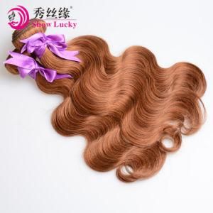 Wholesale European Virgin Hair Extensions Top Grade Color 33# Brown Remy Human Hair