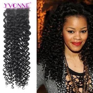Yvonne Malaysian Curly Lace Closure 4X4 Free Part Virgin Human Hair Closure Natural Color Free Shipping