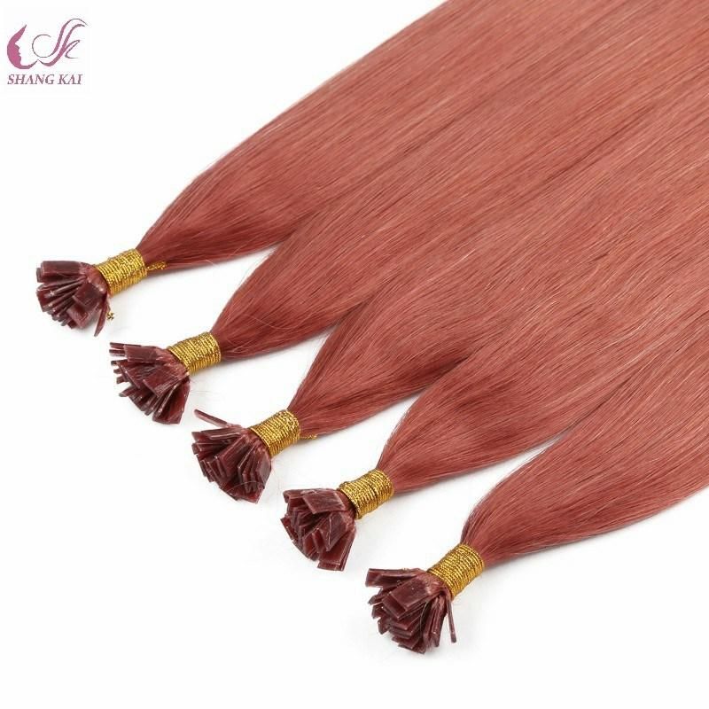 Cuticle Aligned Hair Russian Remy Hair Extension 0.5g0.7g1g Italian Keratin Fusion Flat Tip Hair Extension