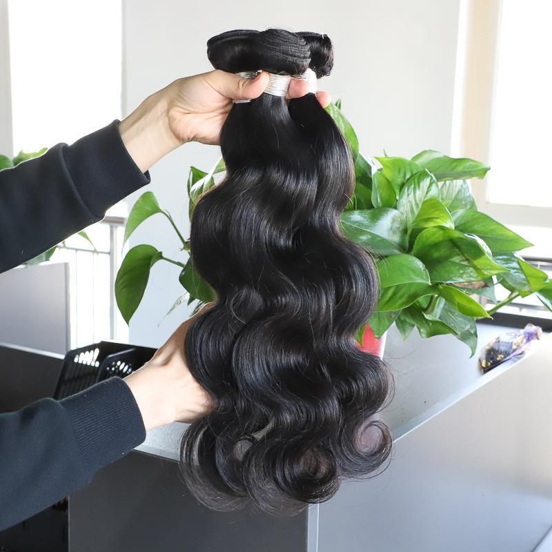 Wholesale Free Sample Nature Human Remy Virgin Hair Bundles with Lace Frontal Closure Hair Bundles with Lace Frontals