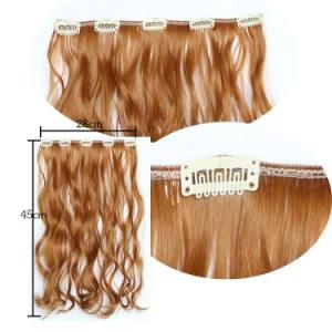 Hot Sale Cheap Curly Hair Extension with 5 Clips Ryst0496