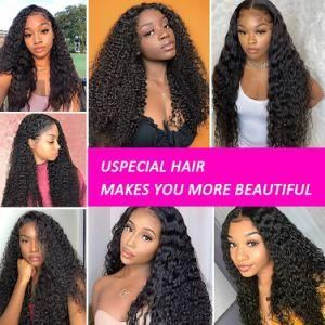 Cheap Virgin Peruvian Hair Curly Human Hair Full Lace Wig 24inch