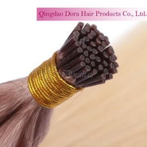 Factory Price Human Hair Natural Blond Keratin Curly Hair Extensions