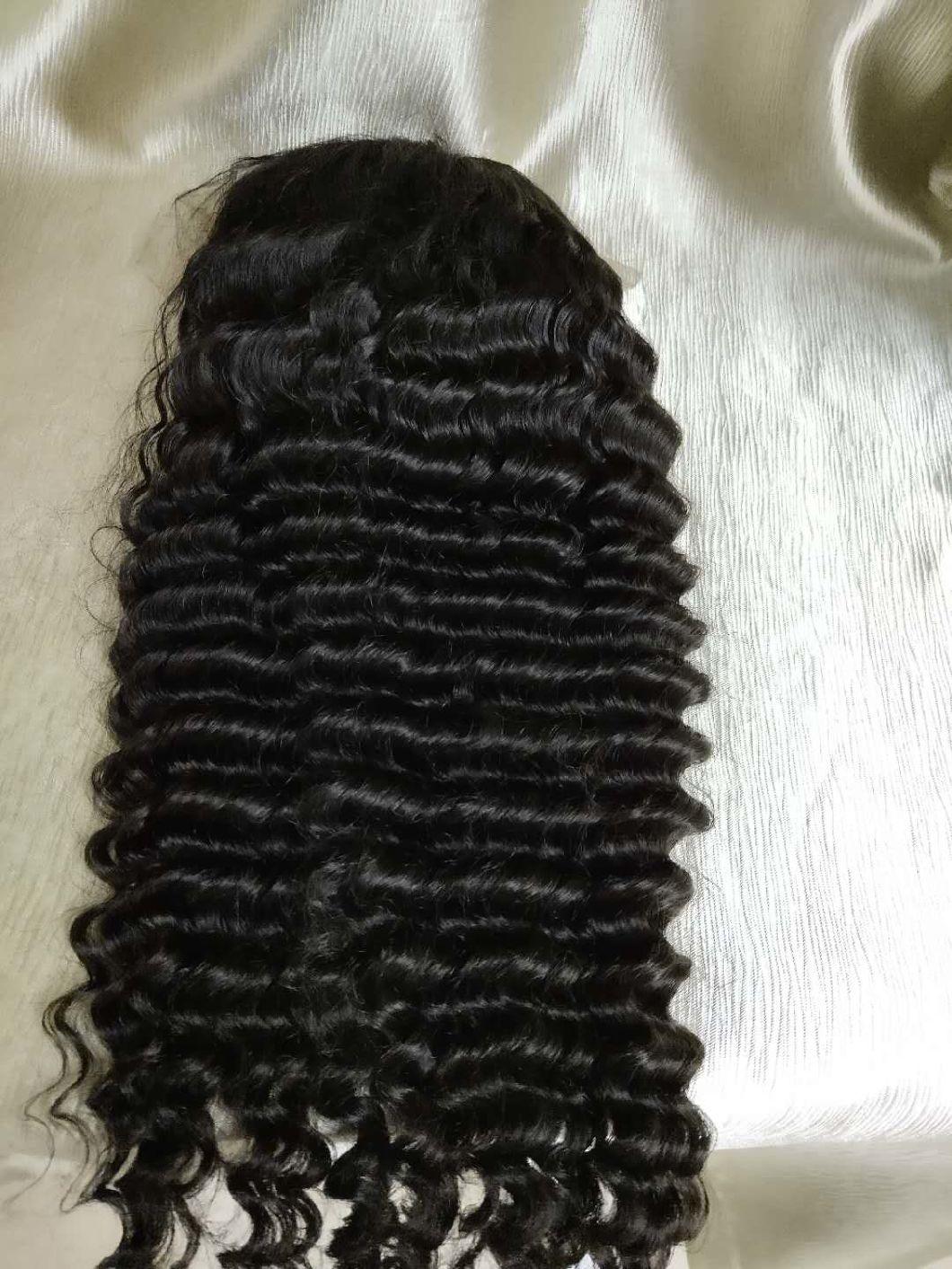 New Arrival 130% 150% 180% Density Human Hair Wig 13*4 Lace Frontal Wig Water Wave Pre-Plucked Wig for Black Women