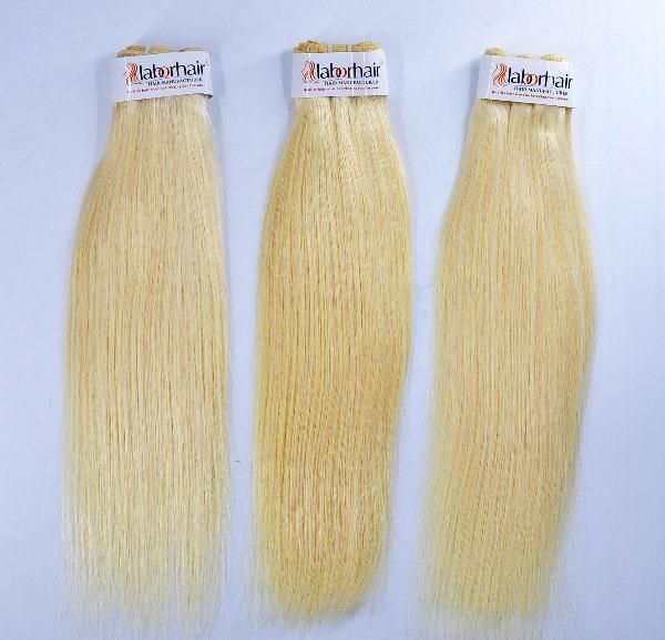 European Blonde Human Hair Weft (No Tangling No Shedding) (Straight)