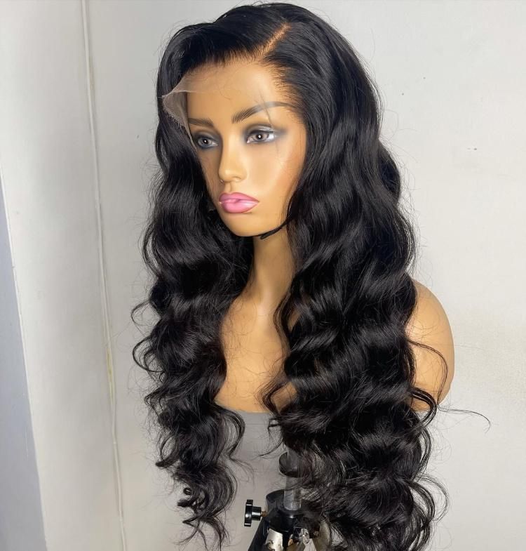 Wholesale Raw Cambodian Body Wave Virgin Human Hair Wigs Cheap Full Lace Frontal Closure Wig for Black Women Lace Front Wig