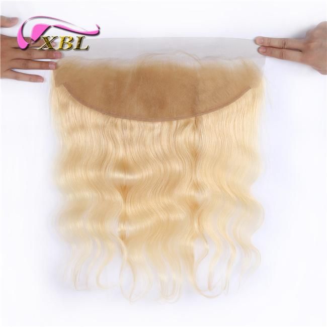 Blonde Color #613 Brazilian Human Hair Lace Frontal Ear to Ear Closure