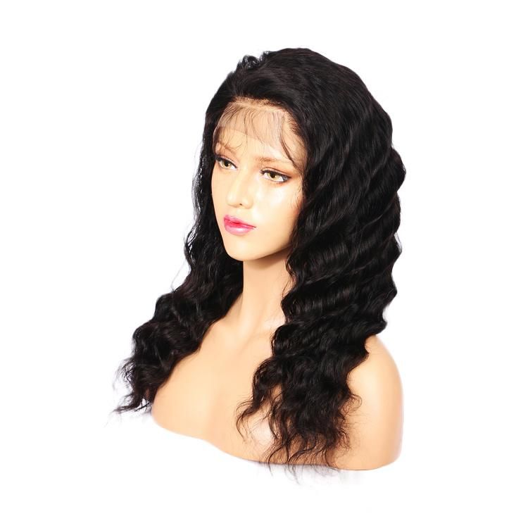 Cuticle Aligned Hair Deep Wave Human Hair Lace Wig