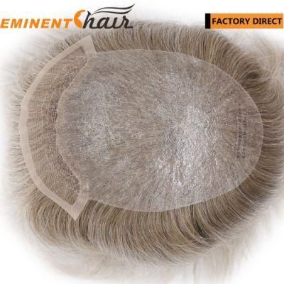 Wholesale Price Lace Front Human Hair Men&prime;s Hairpiece