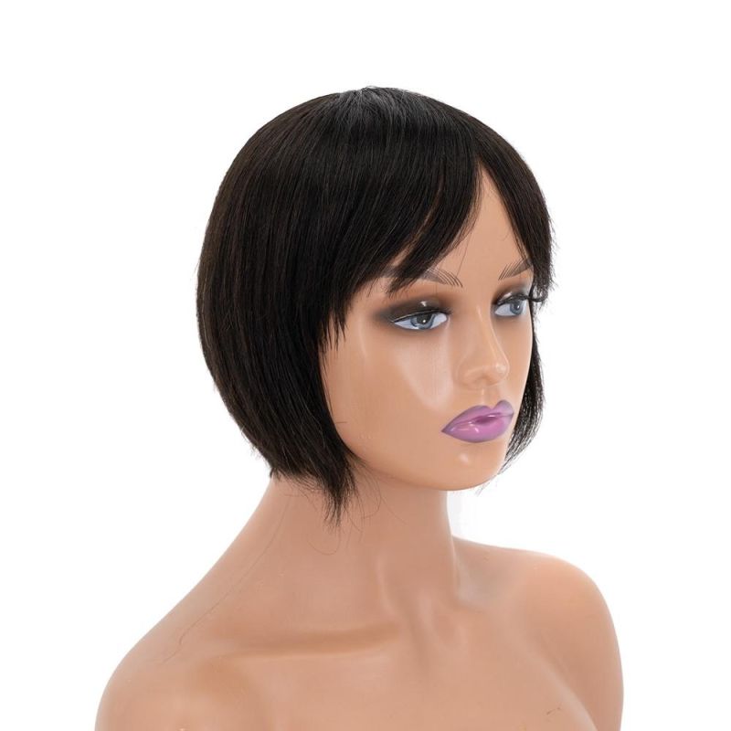 Kbeth Short Lady Wig with Baby Hair 2021 Fashion Cheap Bob Affordable Price Straight Machine Made Unprocessed Brazilian 100% Cuticle Aligned Wigs Vendor