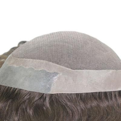 Lw1794 Factory Direct Mono Human Natural Hair Toupee