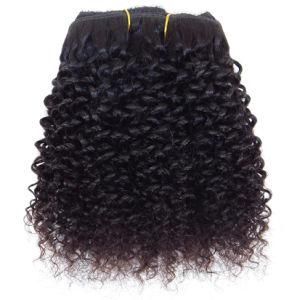 Brazilian Afro Natural Black Curly Kinky Curly 100% Human Clip-in Hair