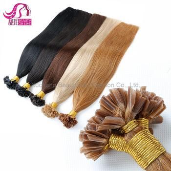16&quot; 20&quot; 24&quot; 1g/S 50g 100g Indian Remy Human Hair Keratin U Nail Tip Straight Hair Extensions Pre Bonded Human Hairpieces