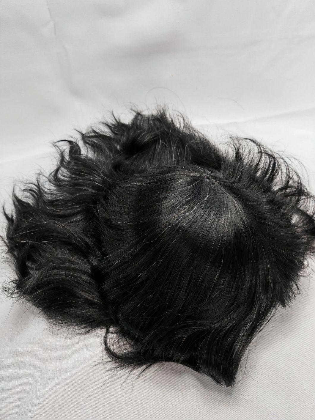 2022 Comfortable Injected Poly Grow-Looking Most Natural Custom Made Human Hair Wig