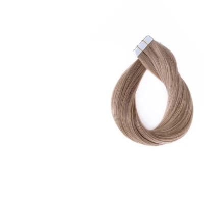 Hair for Fashion Women Tape in 100% Remy Human Hair Extensions #12 Medium Golden Brown Silky Straight 40 PCS/Package (22Inch 100g)