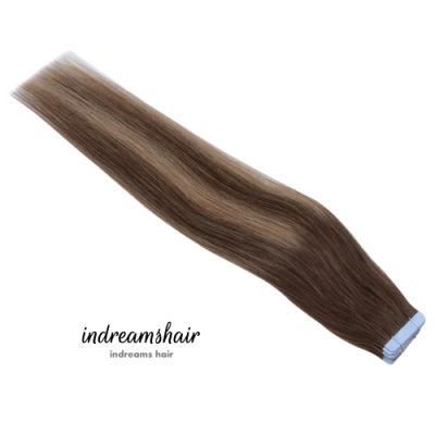 Double Drawn Unproessed Wholesales Long Length Virgin Tape Hair Extensions