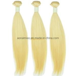 Wholesale Virgin Human Hair Weaving 10A Blonde Russian Remy Hair Weft