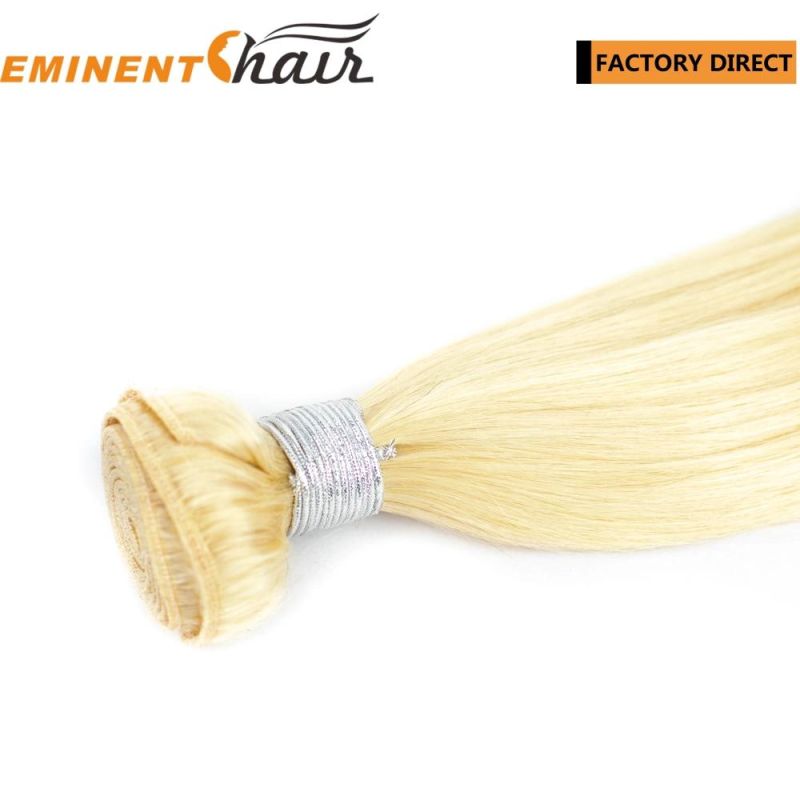 Double Drawn Straight Remy Human Hair Extensions Unprocessed Blond Natural Human Hair