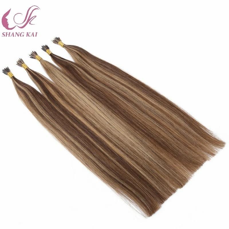 High Quality Blonde Color Nano Ring Hair Extension Remy Brazilian Hair Virgin Human Hair Extension