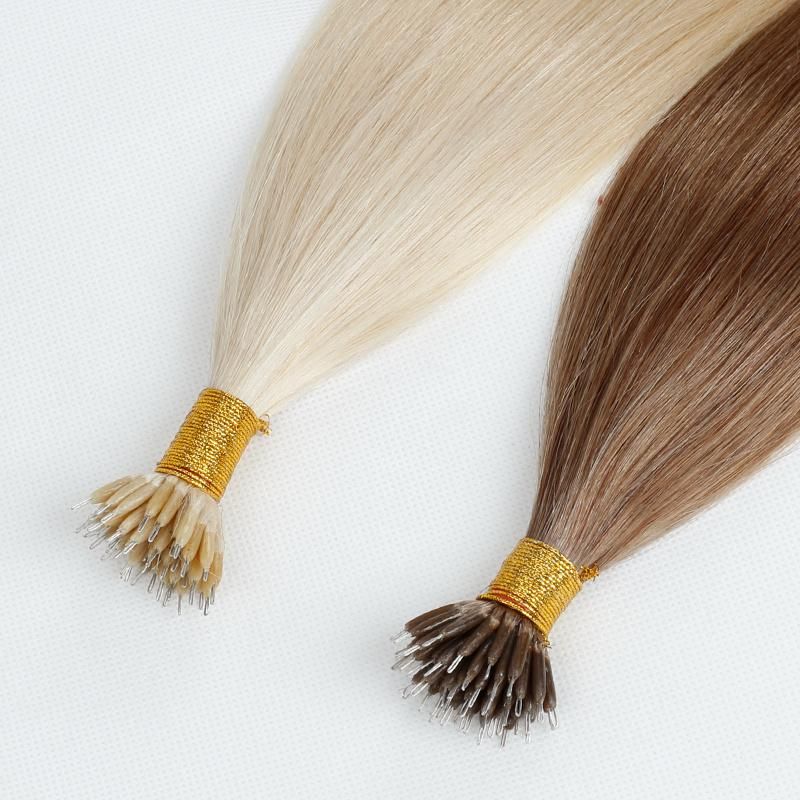 Double /Single 16"--26" Micro Ring Loop Human Hair Extension