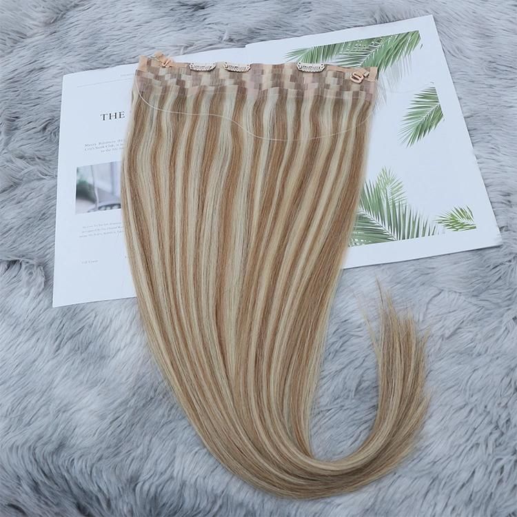 Wholesale Cuticle Aligned European Halo Clip in Hair Extensions #P18/60