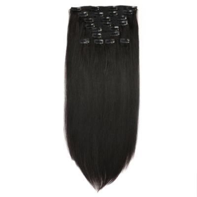 Deluxe Double Wefted Clip in Human Hair Extensions